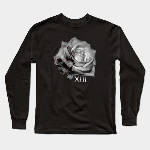 Death Tarot Card Long Sleeve T-Shirt by Mindseye222